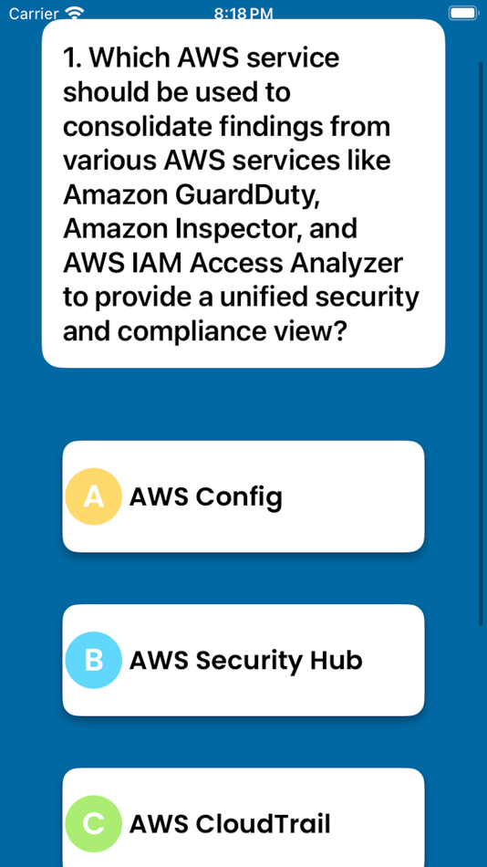 #1. AWS Security Specialty Exam (iOS) 由: Buydeepdiscount.com LLC