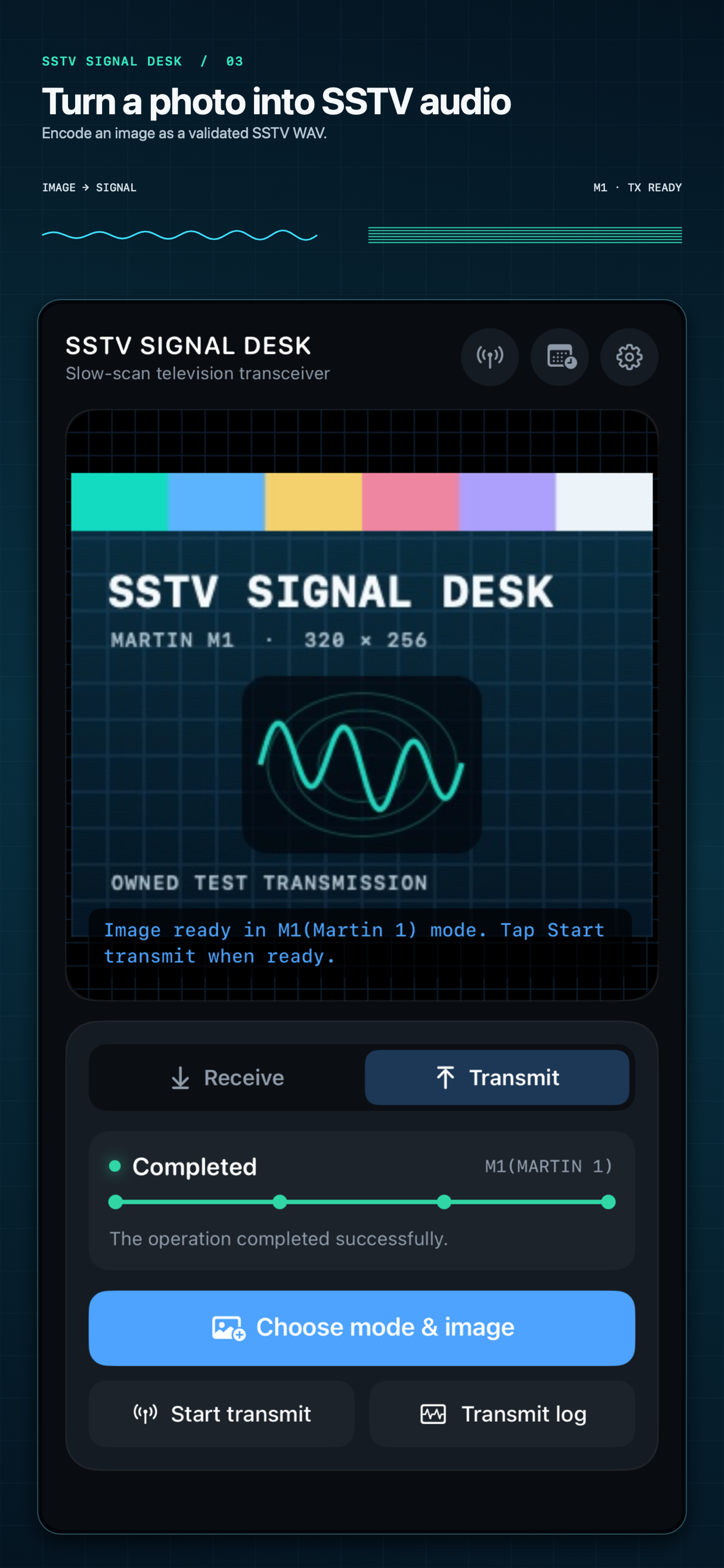 SSTV Signal Desk screenshot 3