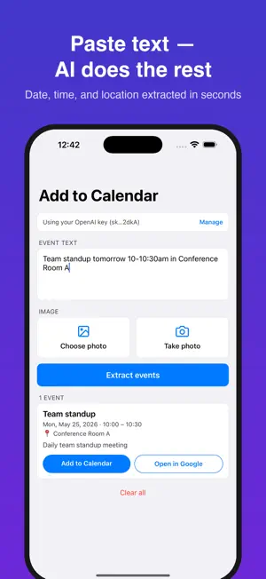 Add to Calendar: AI Events screenshot 2