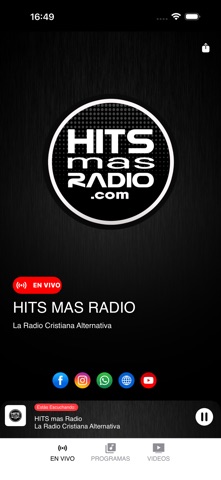 HITS mas Radio Screenshot 2 of 3