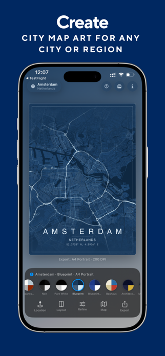 MapToPoster Screenshot 1 of 3