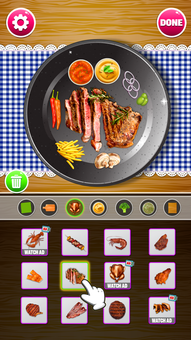 Screenshot #1 pour culinaire chef plat décor