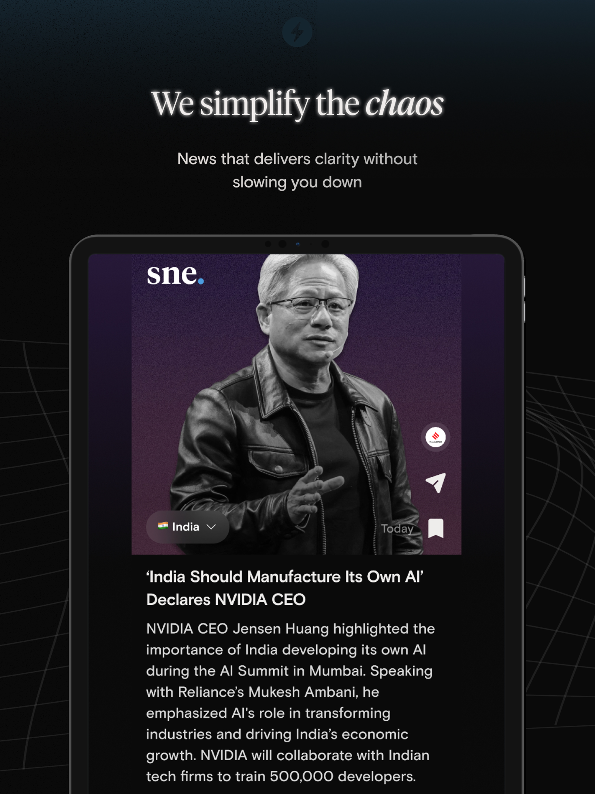 SNE: Latest India & World News