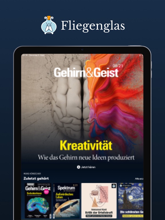 Screenshot #4 pour Fliegenglas - Hörbücher