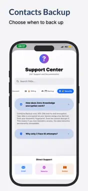 Contacts Backups screenshot 7