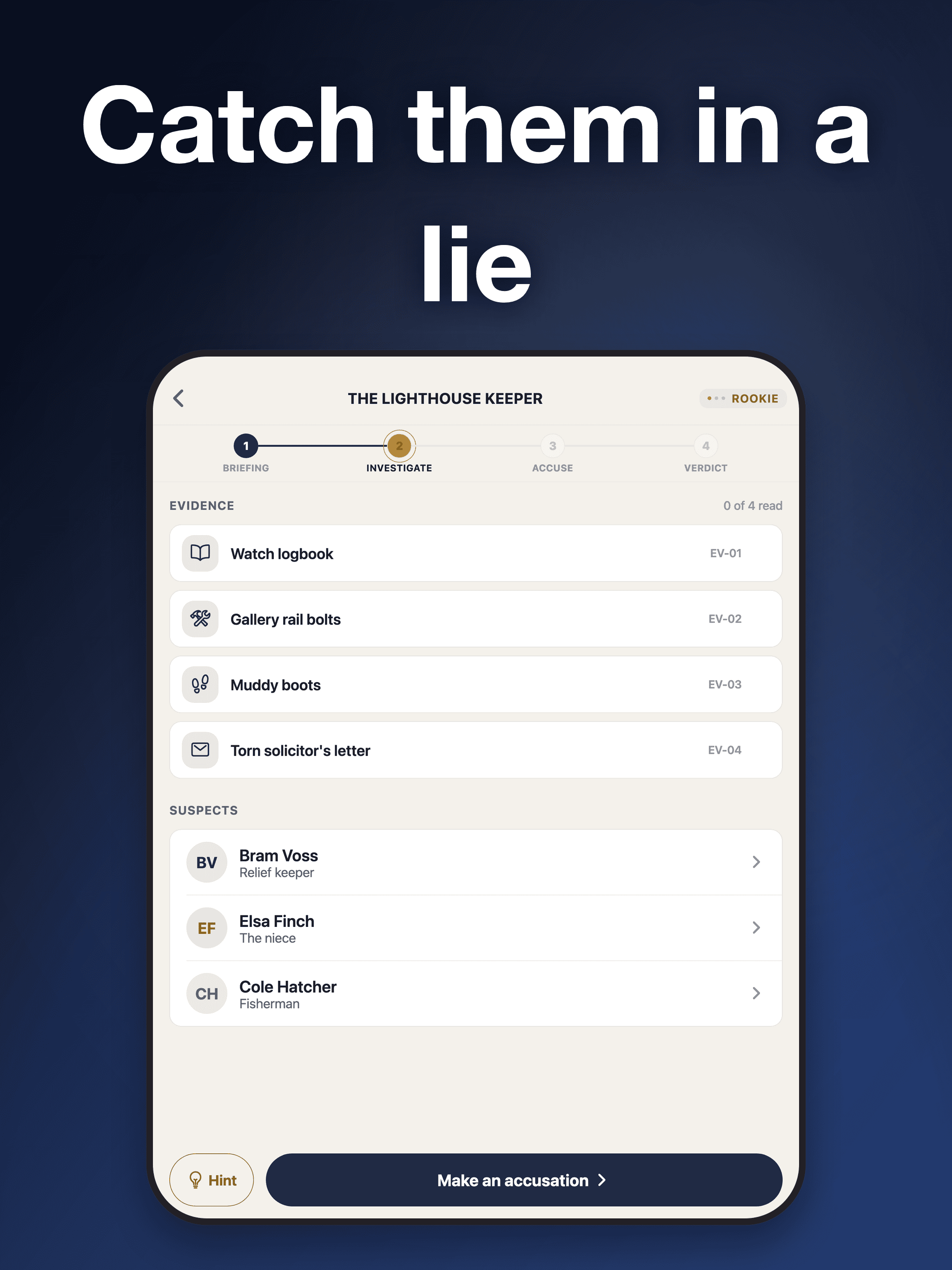 Detective Games: Solve Cases