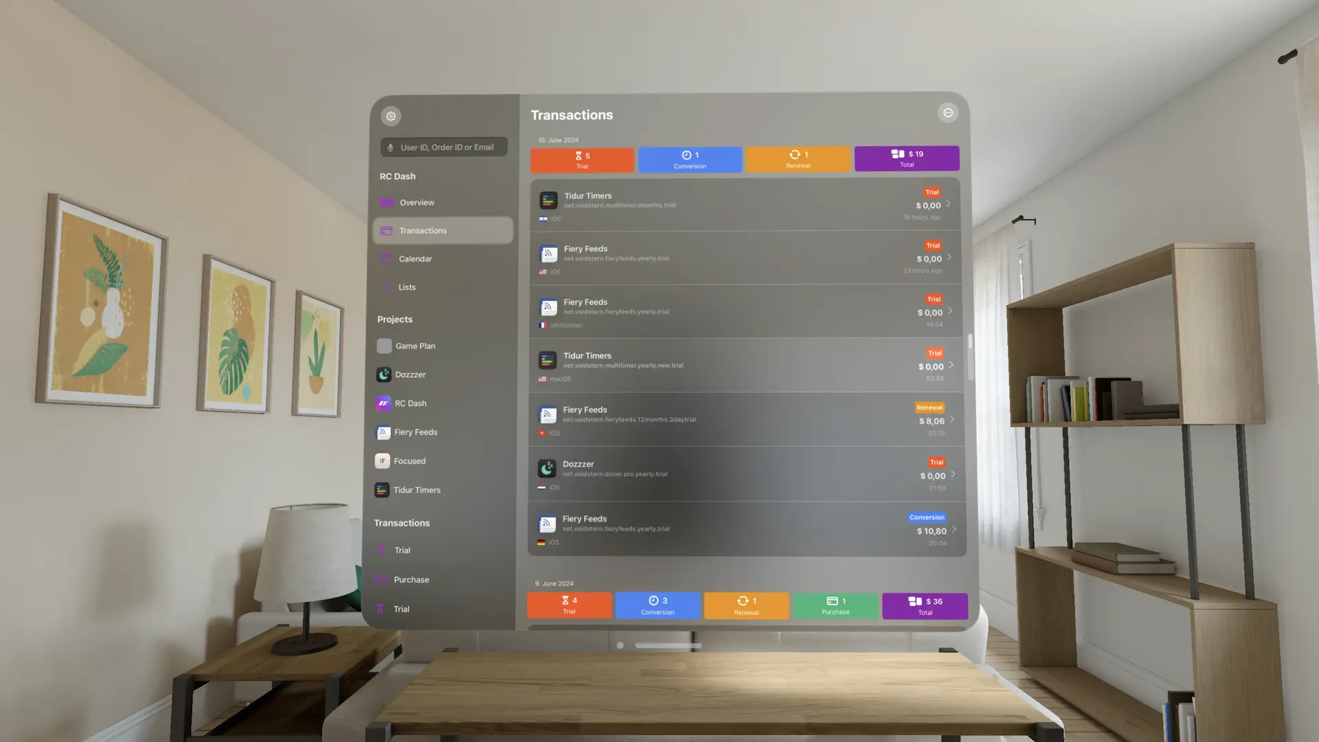 RC Dash: Sales Stats screenshot 4