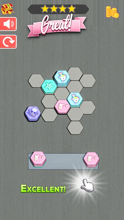 Hexa Sort Merge Puzzle Game 3D screenshot-3