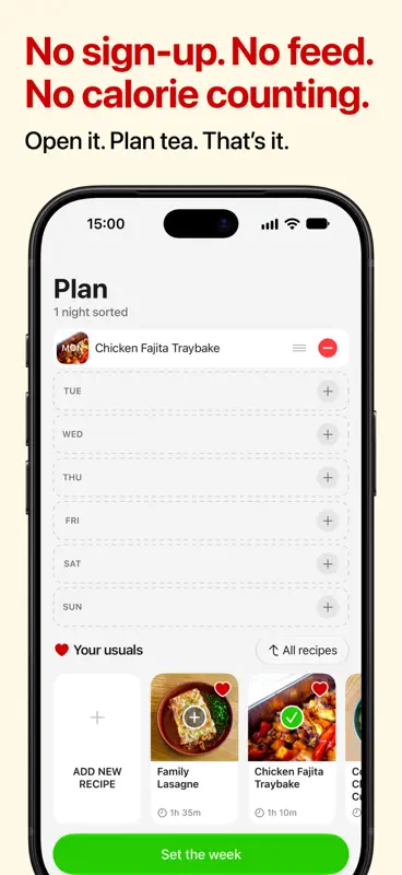 TeaTonight: Dinner Planner screenshot 6 of 10