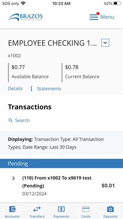 Brazos National Bank