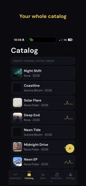Catalog Manager - Music screenshot 1