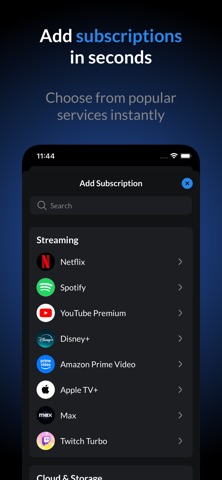 Subscall: Subscription Tracker Screenshot 3 of 5