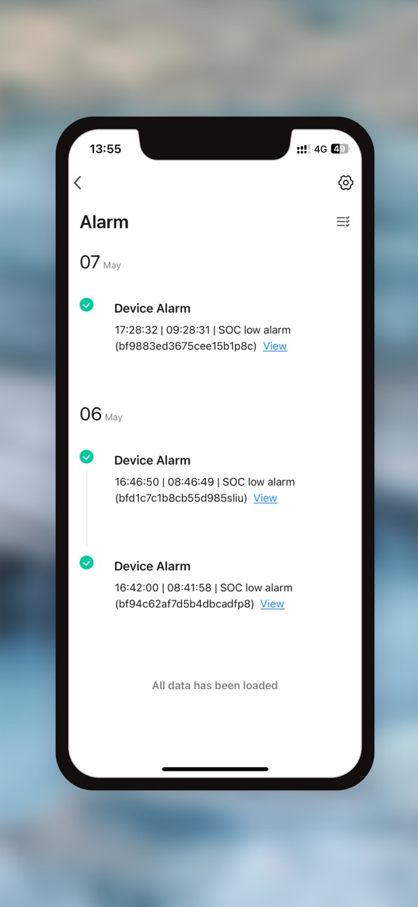 iPhone screenshot