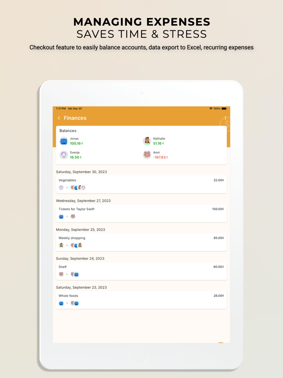 FlatUp! - Manage shared living iPad screenshot 4 - Productivity app