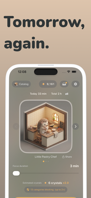 Komoriba: Cozy Focus Timer Screenshot 9 of 9
