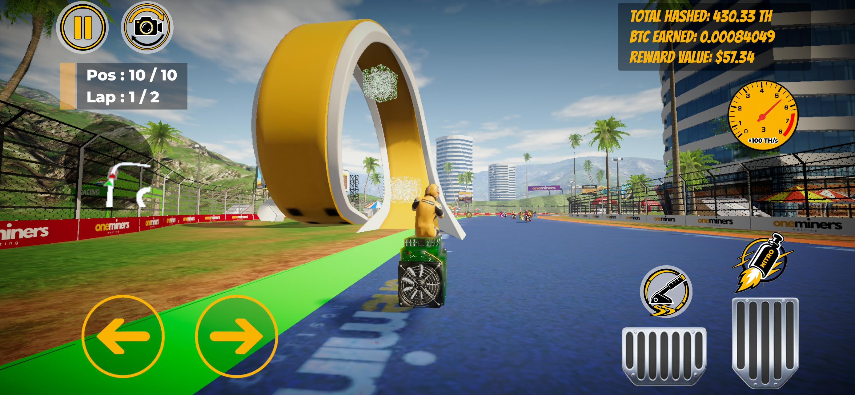 Formula OneMiners screenshot 3