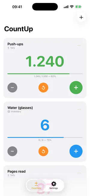 Tally Counter: Click & Count U screenshot 1