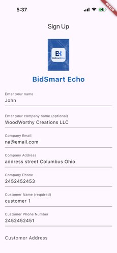 BidSmart Echo screenshot 2