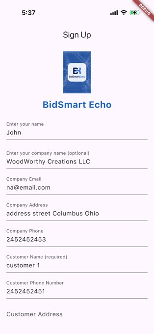BidSmart Echo screenshot 4
