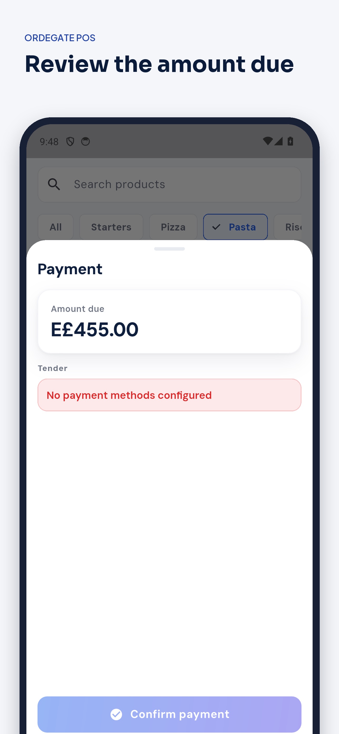 Screenshot 2 of Ordegate POS