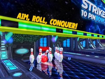 10 Pin Strike Bowling Game iPad screenshot