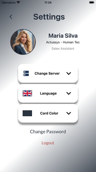 Virtual Card Screenshot