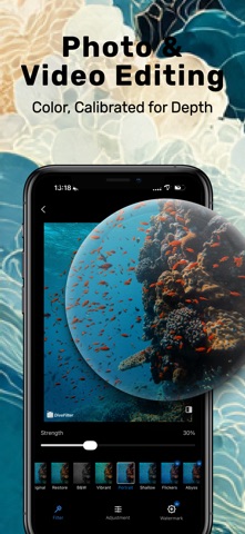 DiveFilter: Dive Photo Editor screenshot