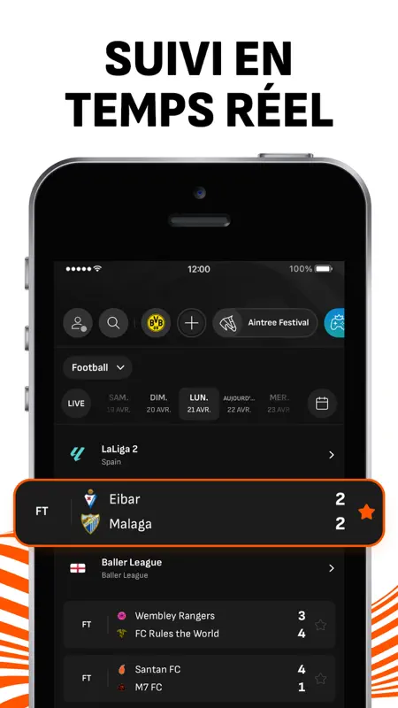 LiveScore : Scores en direct screenshot 4 of 8