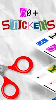 How to cancel & delete letter snippets stickers 2