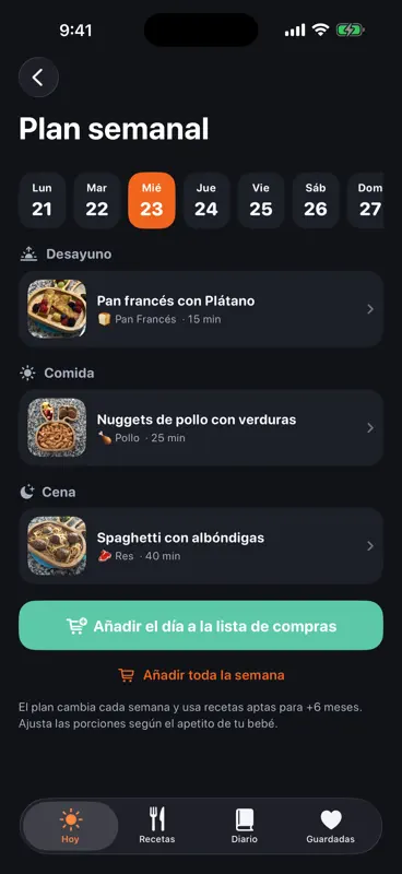 BabyLion Recetas screenshot 5 of 8