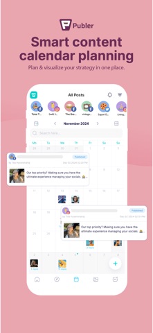 Publer: Social Media Tools iPhone screenshot