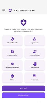 BC BST Exam Practice screenshot 1