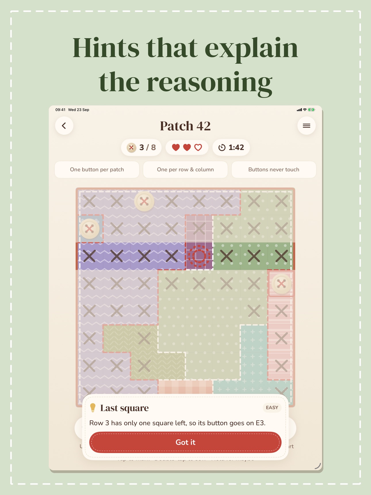 Screenshot 8 of Quiltwise: Logic Puzzle