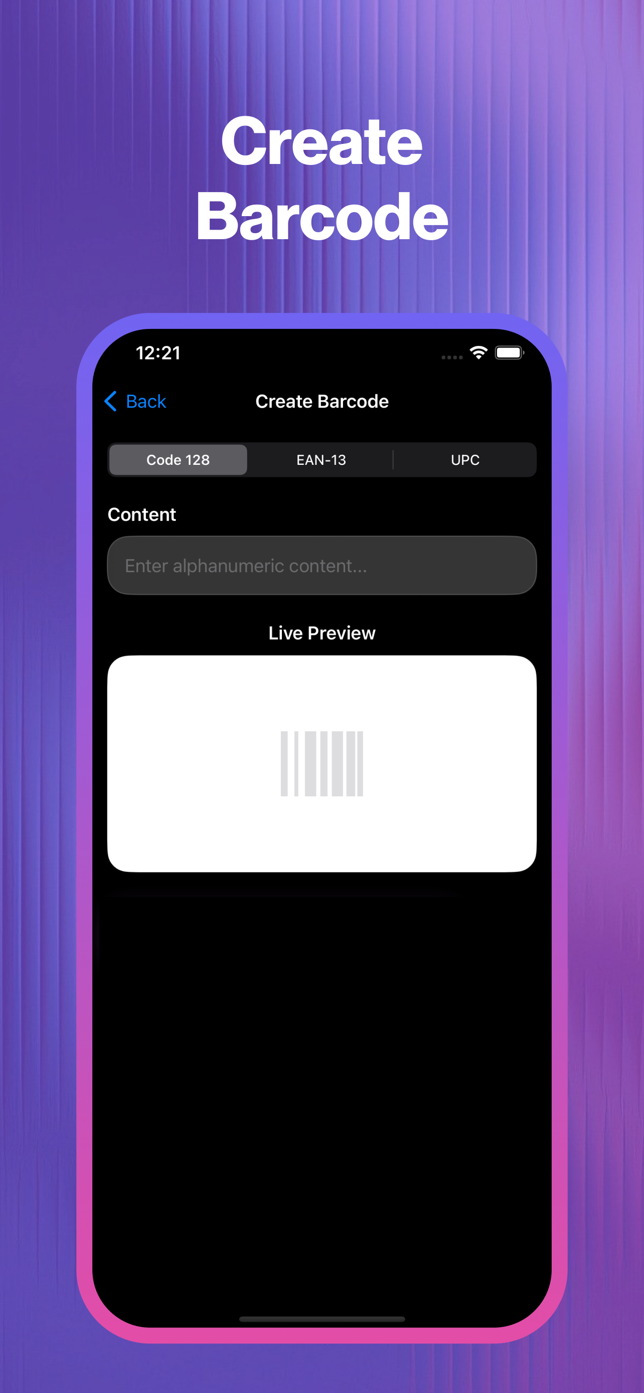 QuickQR: Custom Code Scanner screenshot 5