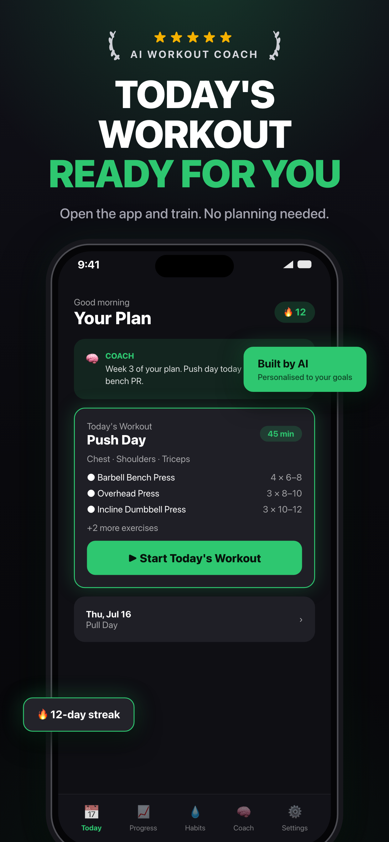 Trainify AI: Gym Workout Plan screenshot 3