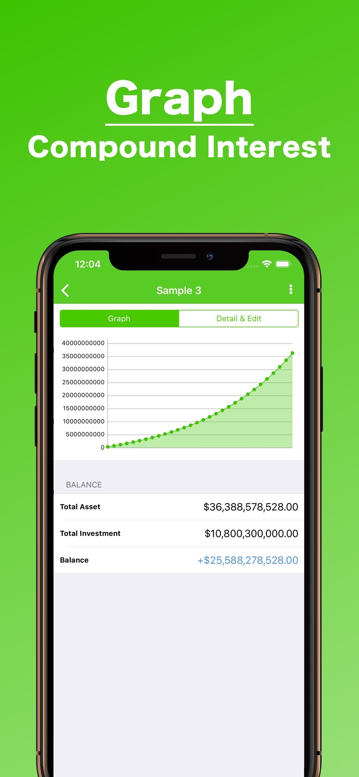 Graph Compound Interest