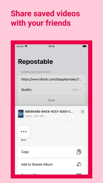 Repostable - Save Short Videos