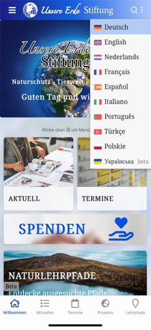 Unsere Erde Stiftung Screenshot 1 of 5