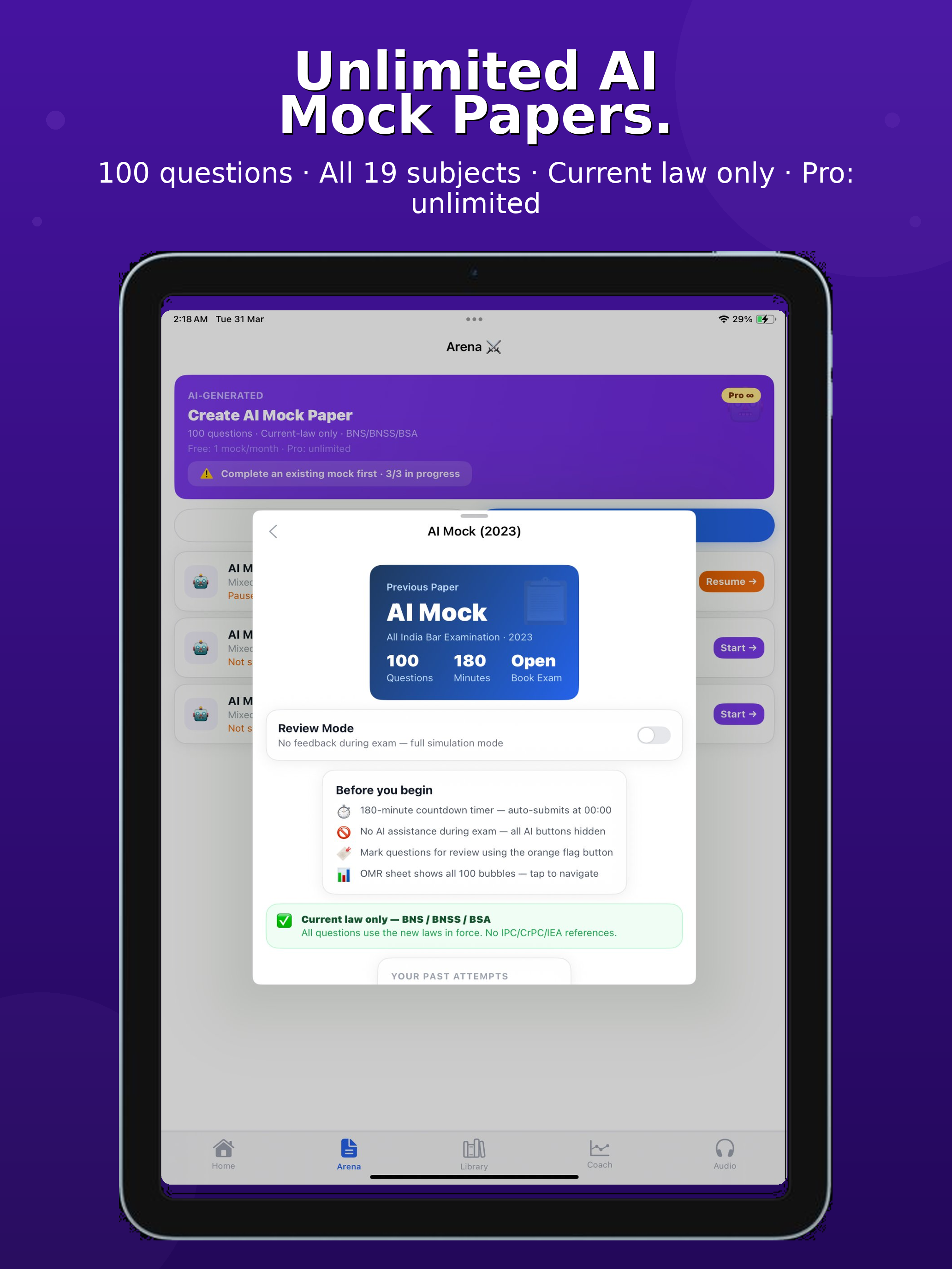 AIBE Exam Prep With AI Mentor