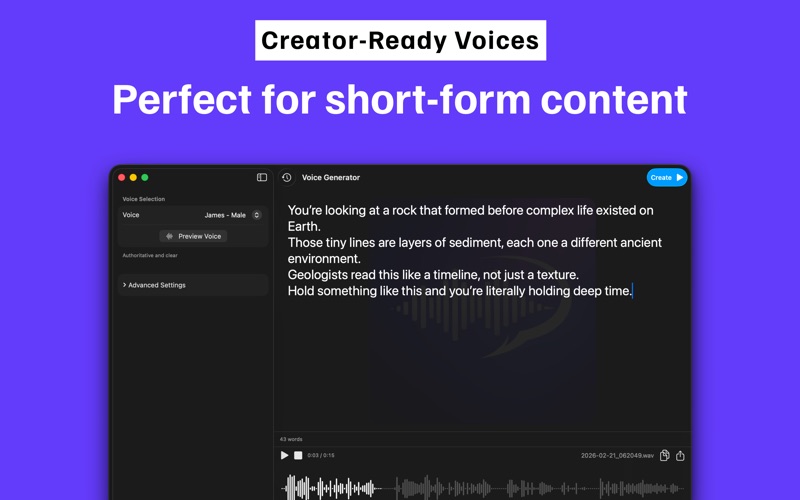 Voice Generator App screenshot