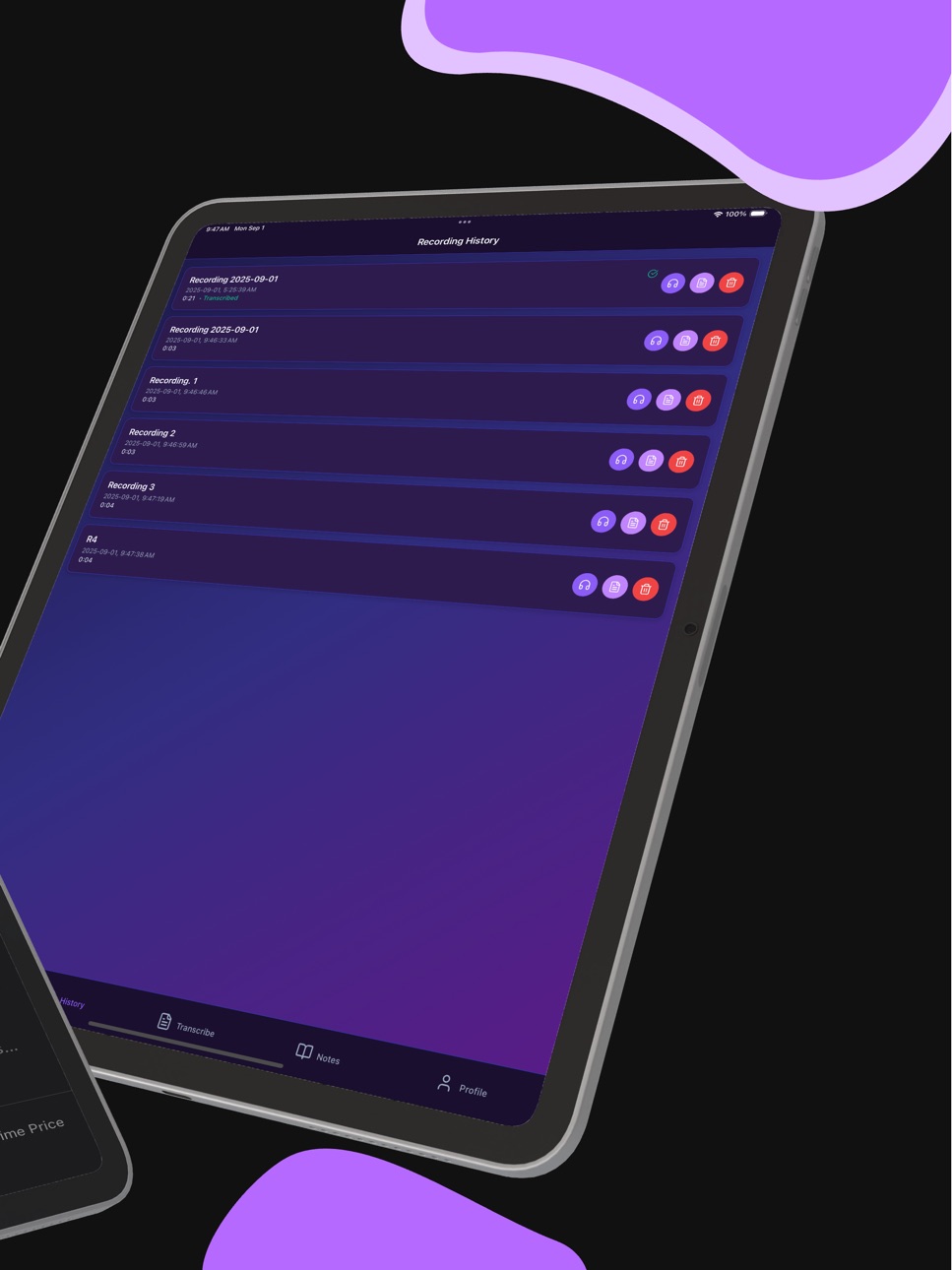 iPad screenshot