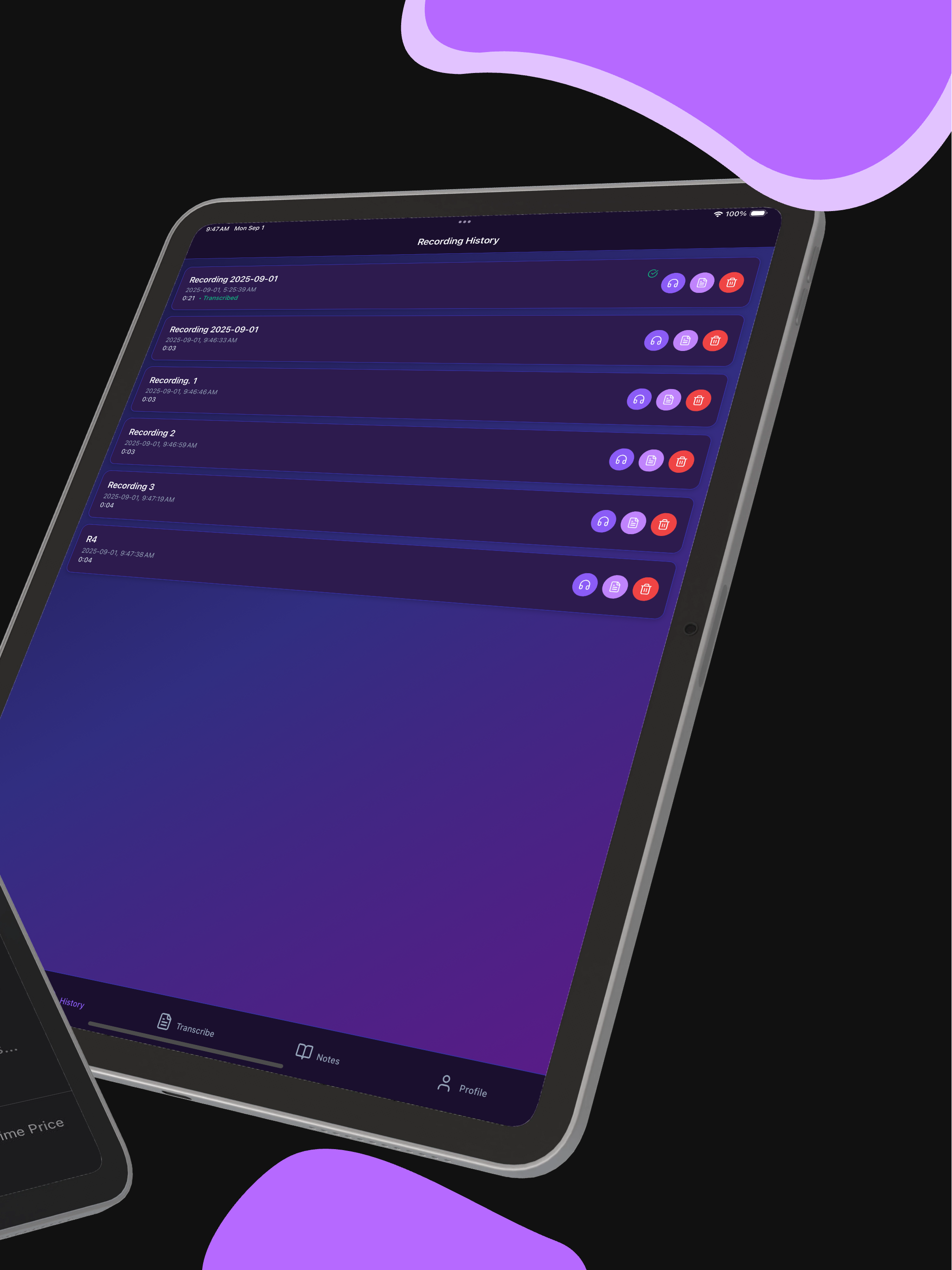 VoiceNoteX: Audio to Notes screenshot 7