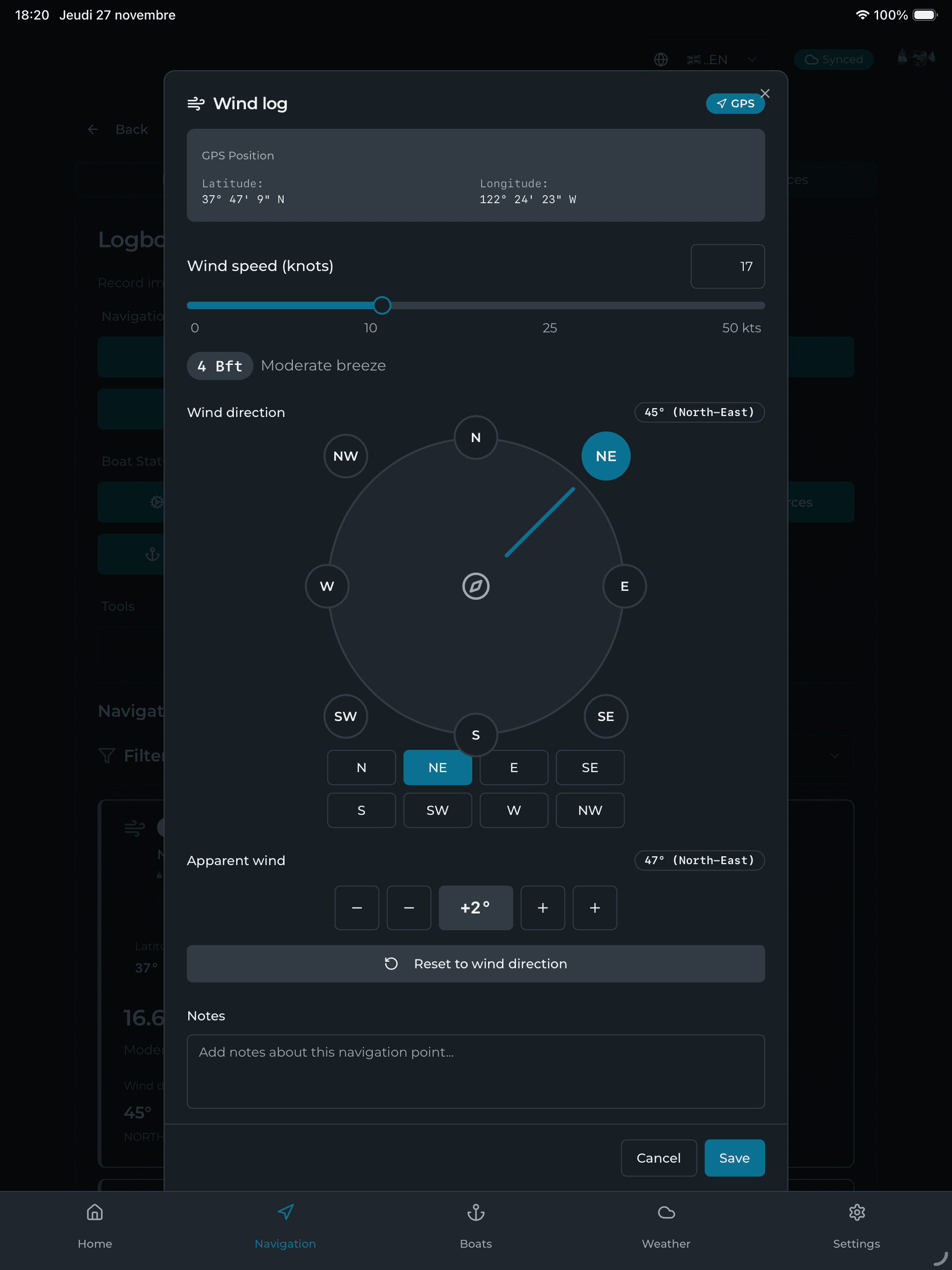 EkyNavy - Sailing Logbook