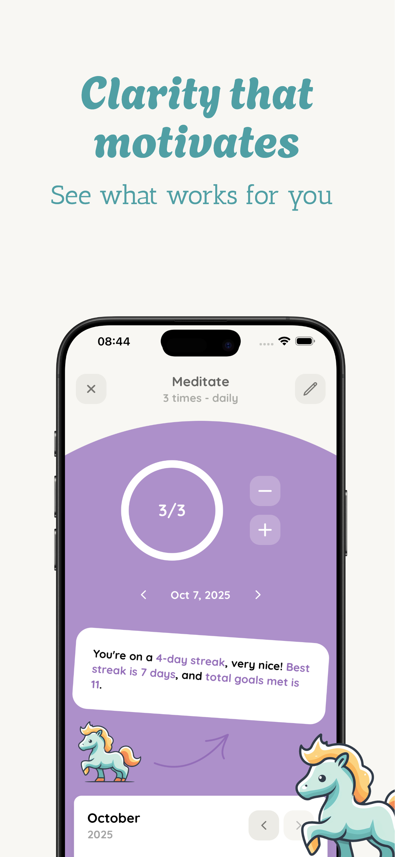Tiny Routines - Habit Tracking
