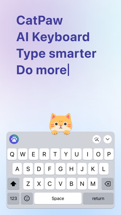 Screenshot #1 pour CatPaw: Fast AI Keyboard
