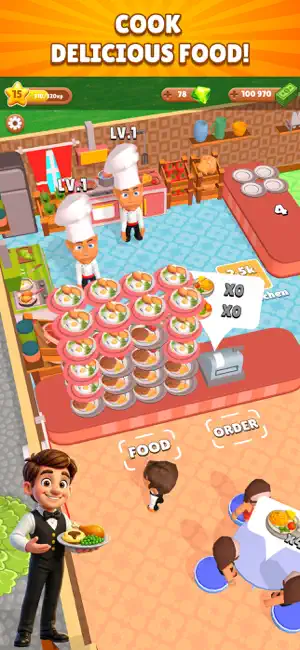 Restaurant Empire:Build & Cook screenshot 2