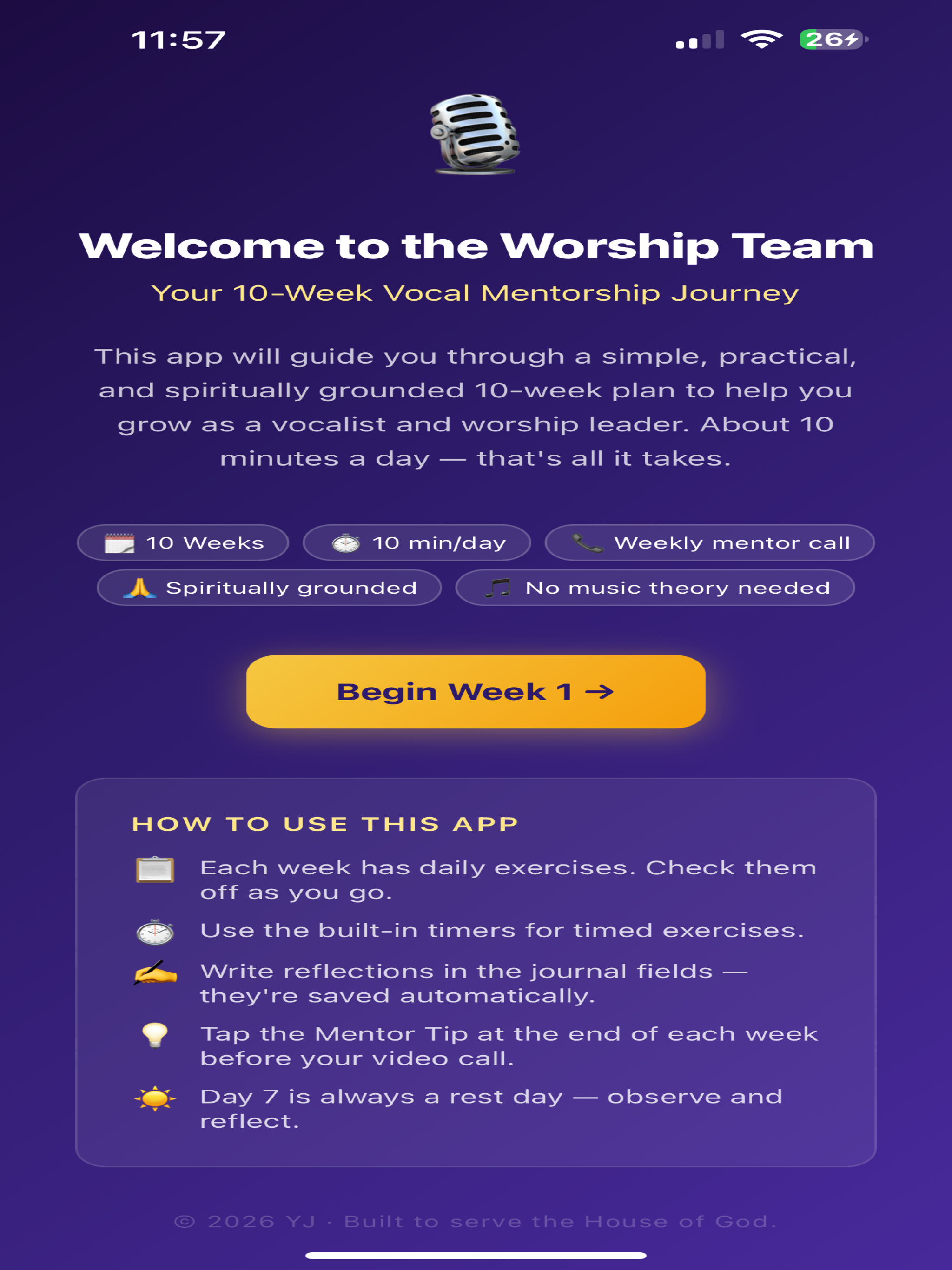 WorshipVoice Mentorship screenshot 5