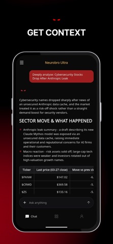 Neurobro: Smart Trading AI iPhone screenshot