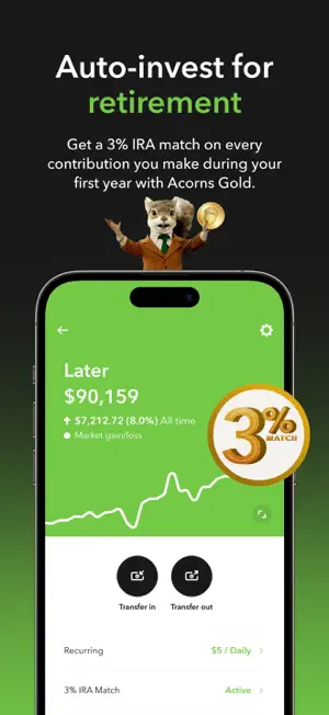 Acorns: Save & Invest Money screenshot 3
