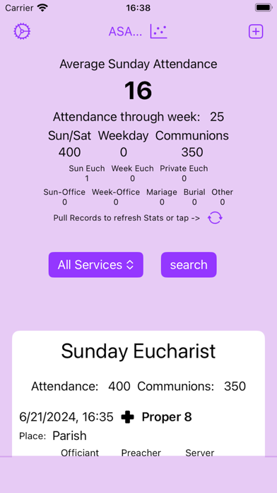 Church Register 3 Screenshot